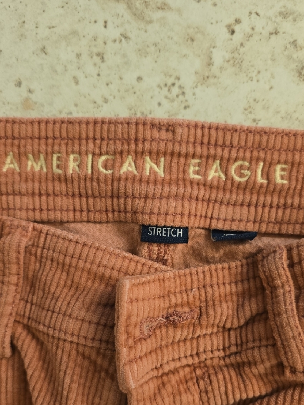 American Eagle Pink Corduroy Cargo Pants - Picture 3 of 4